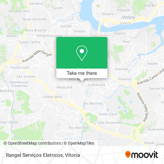 Rangel Serviços Eletricos map