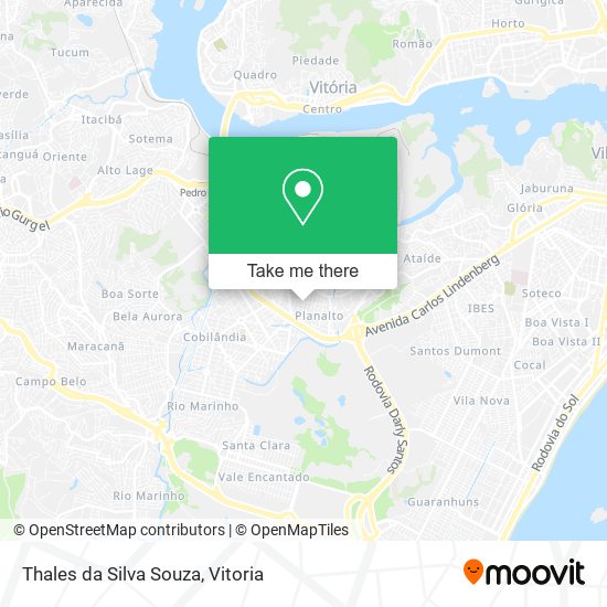 Thales da Silva Souza map