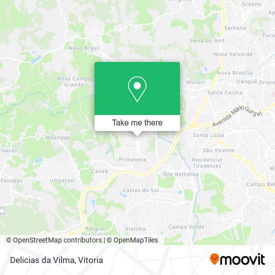 Delicias da Vilma map