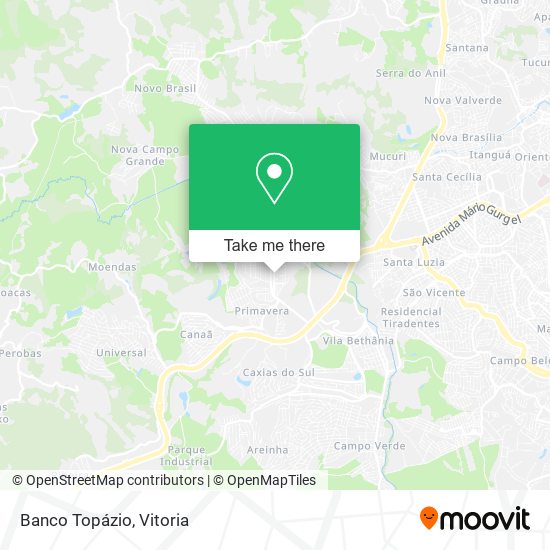 Banco Topázio map
