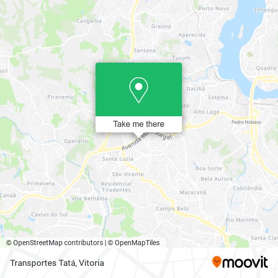 Transportes Tatá map