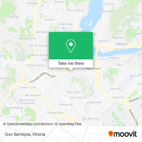 Gsv Serviços map