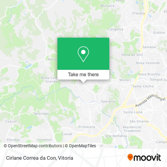 Cirlane Correa da Con map