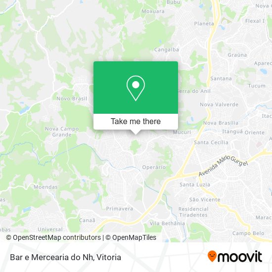 Bar e Mercearia do Nh map