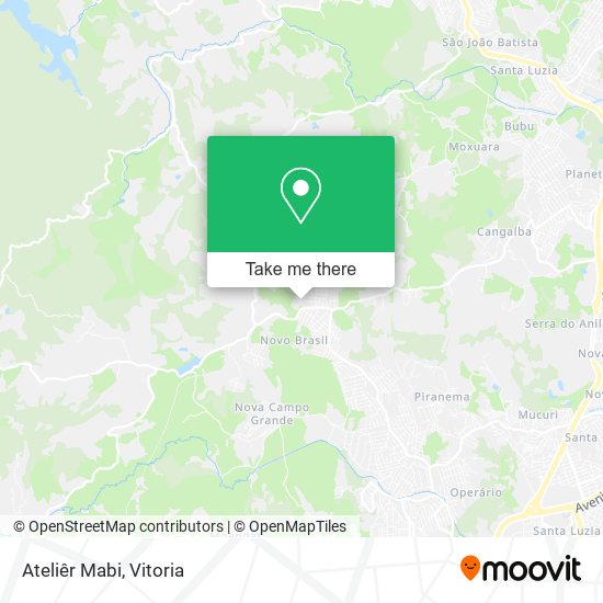 Ateliêr Mabi map
