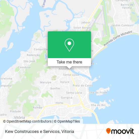 Kew Construcoes e Servicos map