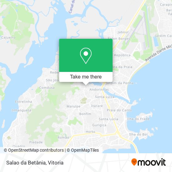 Salao da Betânia map