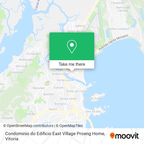 Condominio do Edificio East Village Proeng Home map