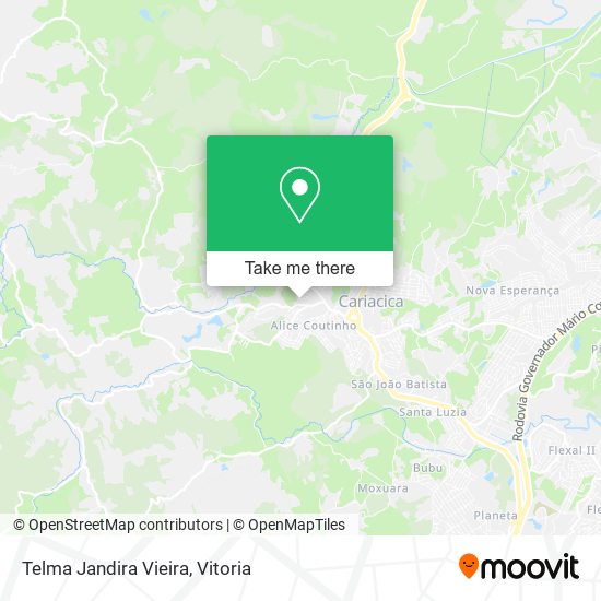 Telma Jandira Vieira map