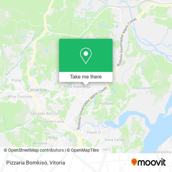 Pizzaria Bomkisó map