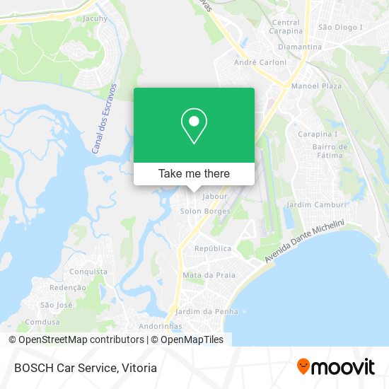 BOSCH Car Service map