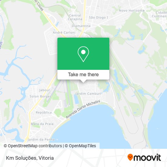 Km Soluções map