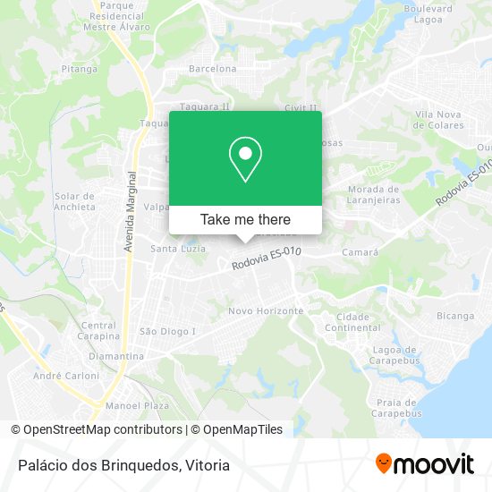 Palácio dos Brinquedos map