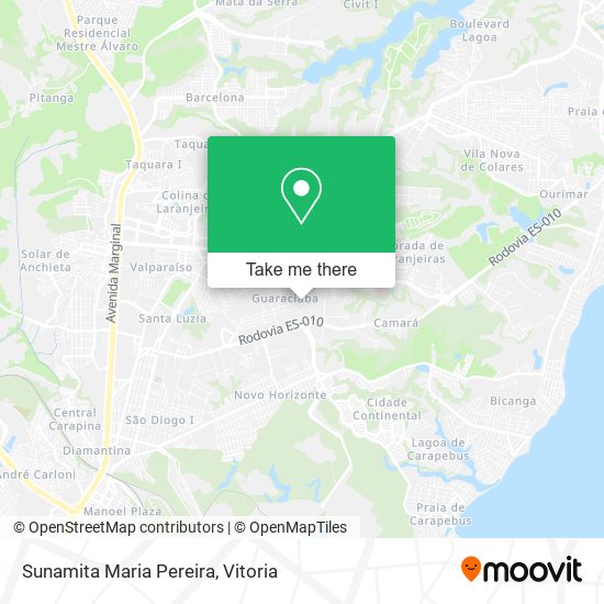 Sunamita Maria Pereira map