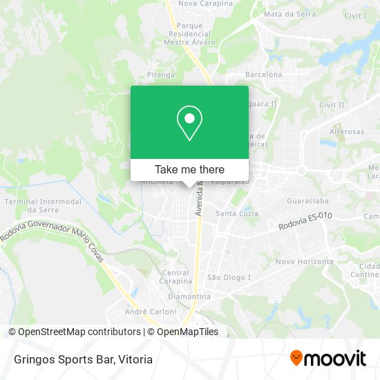 Gringos Sports Bar map