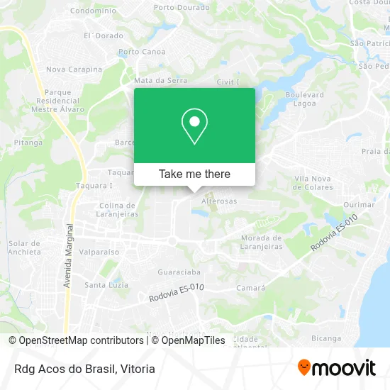 Rdg Acos do Brasil map