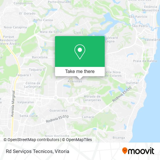 Rd Serviços Tecnicos map