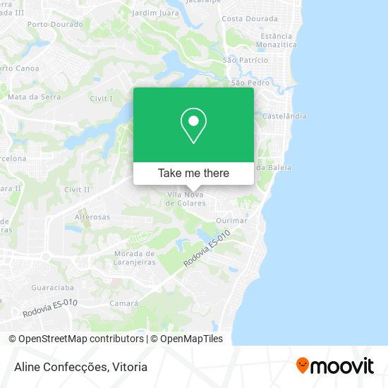 Aline Confecções map