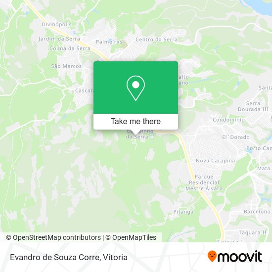 Evandro de Souza Corre map