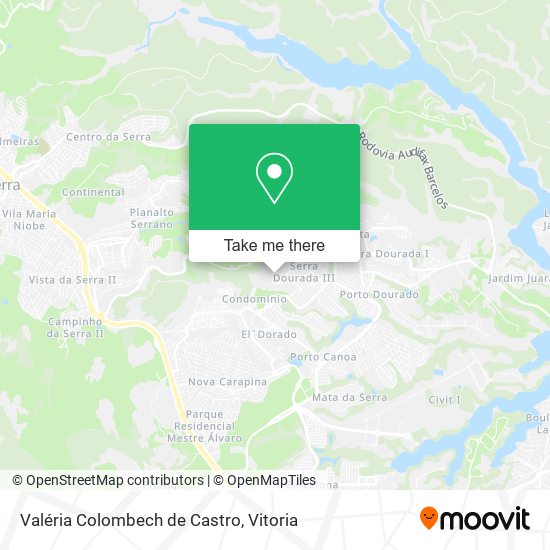 Valéria Colombech de Castro map