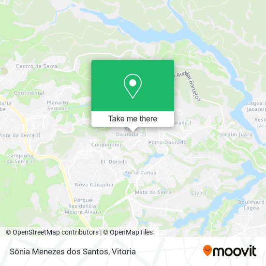 Sônia Menezes dos Santos map