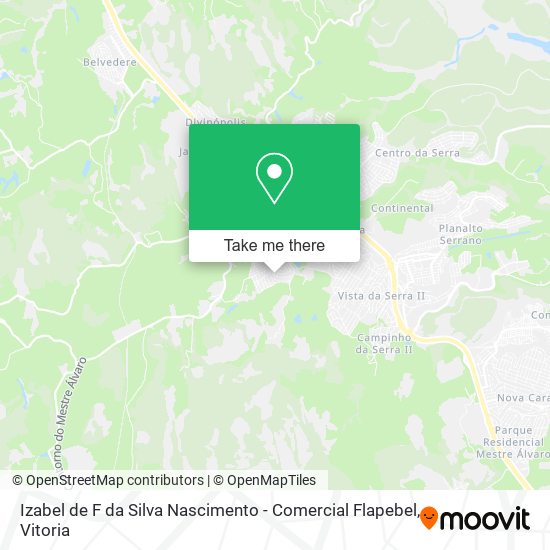 Izabel de F da Silva Nascimento - Comercial Flapebel map