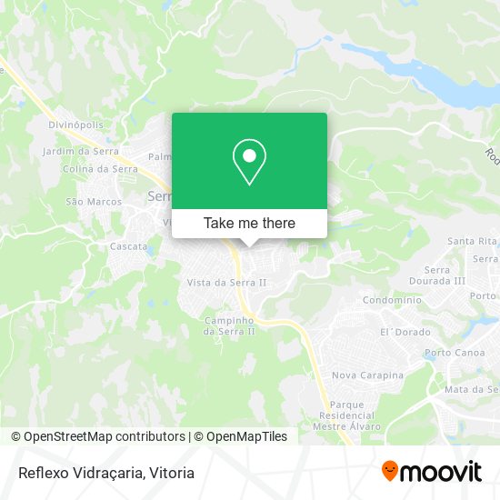 Reflexo Vidraçaria map