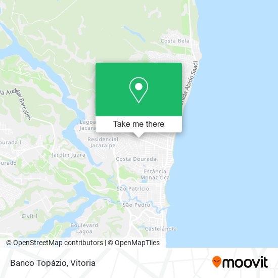 Banco Topázio map