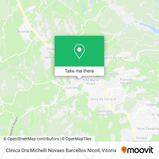 Clínica Dra Michelli Novaes Barcellos Nicoli map