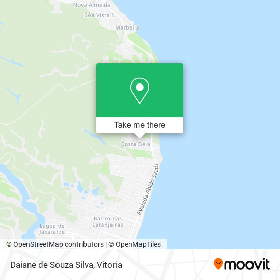 Daiane de Souza Silva map