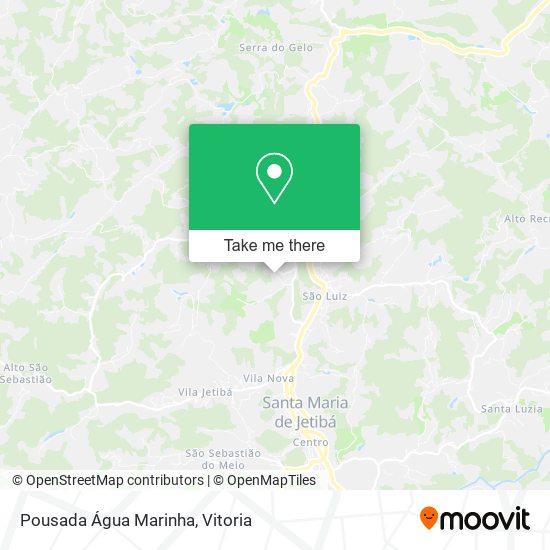 Pousada Água Marinha map