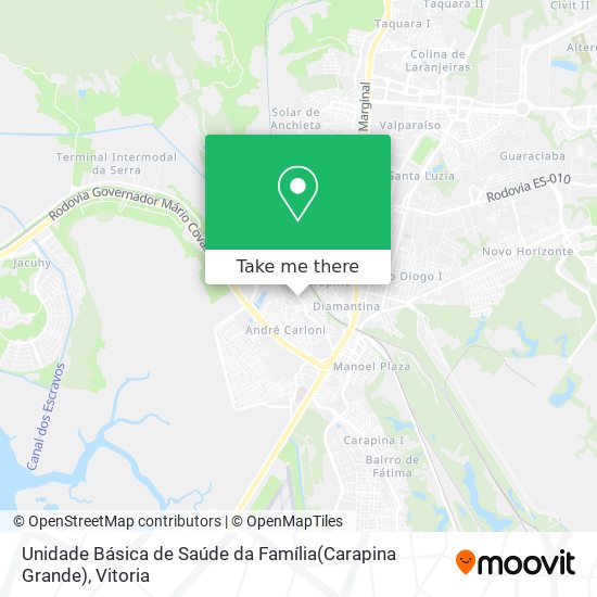 Unidade Básica de Saúde da Família(Carapina Grande) map