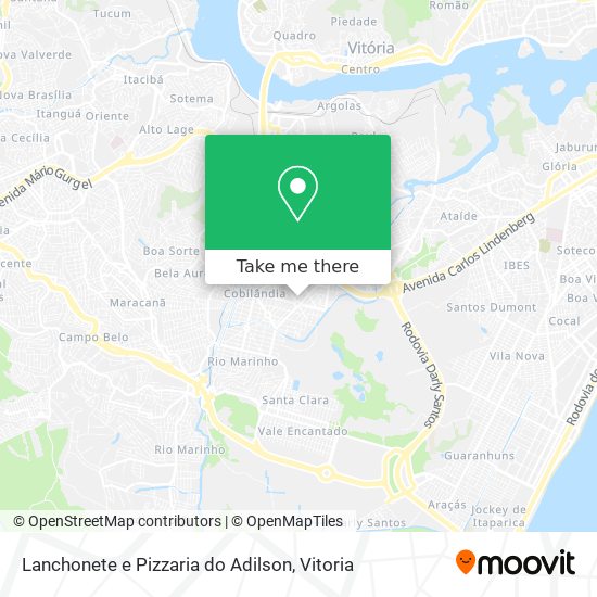 Lanchonete e Pizzaria do Adilson map