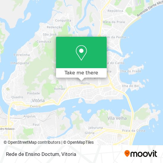 Rede de Ensino Doctum map