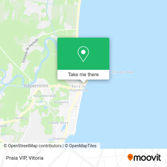 Praia VIP map