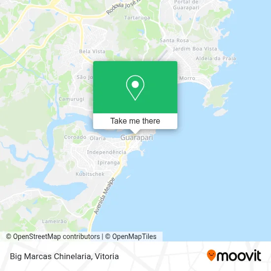 Big Marcas Chinelaria map