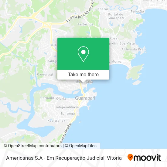 Americanas S.A - Em Recuperação Judicial map