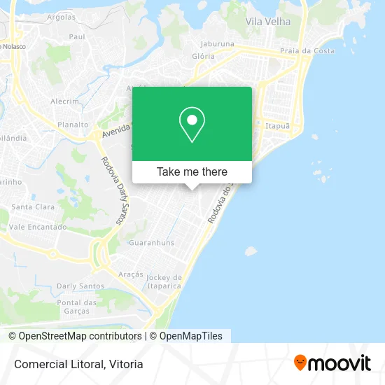 Comercial Litoral map