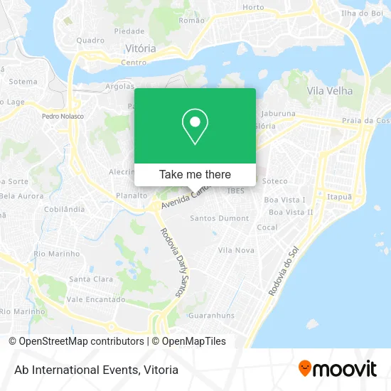 Ab International Events map