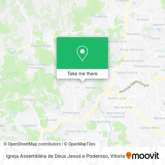 Igreja Assembléia de Deus Jesus e Poderoso map