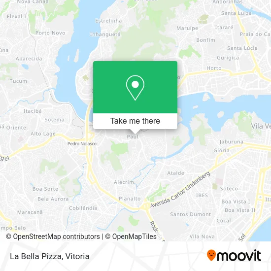 La Bella Pizza map