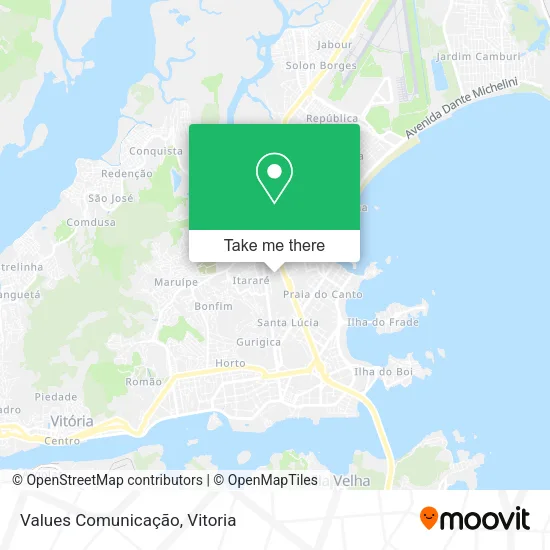 Values Comunicação map
