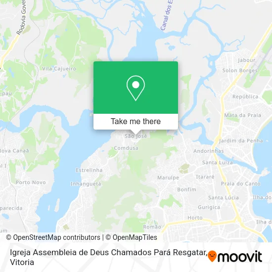 Igreja Assembleia de Deus Chamados Pará Resgatar map