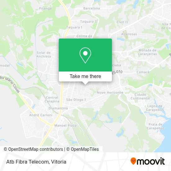 Atb Fibra Telecom map