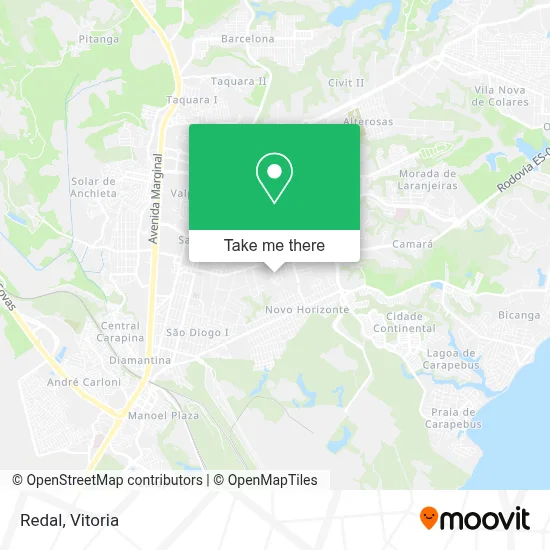 Redal map
