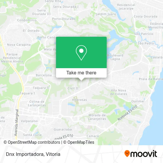 Dnx Importadora map