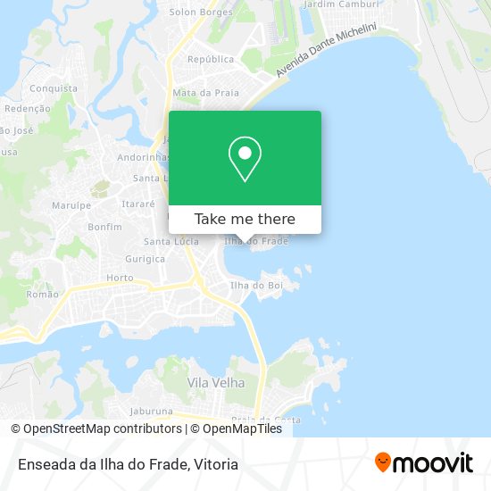 Enseada da Ilha do Frade map