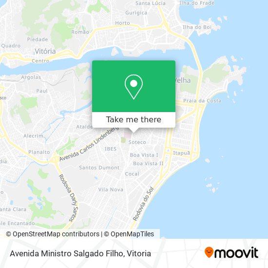 Avenida Ministro Salgado Filho map