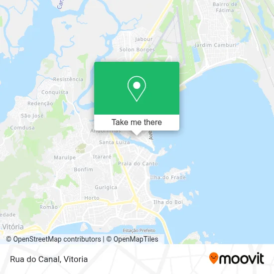Rua do Canal map