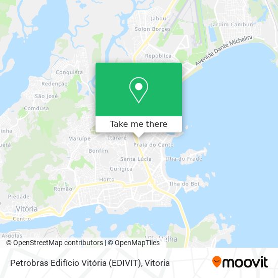 Mapa Petrobras Edifício Vitória (EDIVIT)